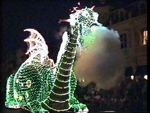 Euro Disney (Disneyland Paris) Mainstreet Electrical Parade and Fantasia In The Sky - 8 July 1992