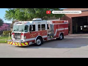 Grapevine Fire Engine 1 (reserve) Responding Code 2