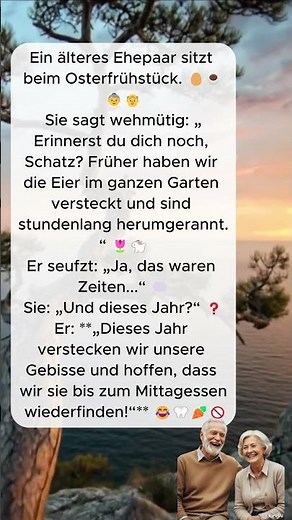 Ostern für Fortgeschrittene! 🥚👵 #lachen #lustig #funny #witz #humor #flachwitz #deutschland #witzig