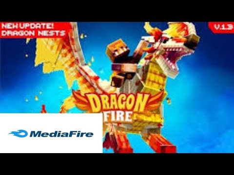 ADDON DRAGONFIRE 1.3 PARA MINECRAFT PE!CORRE PRA BAIXAR MEDIAFIRE LINK DIRETO!