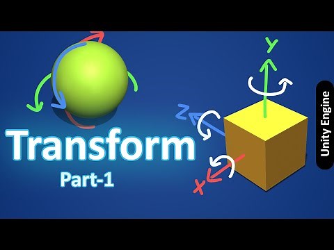 Movement, Rotation, Scale in Unity | Translate() | Rotate() | localScale | Part 1
