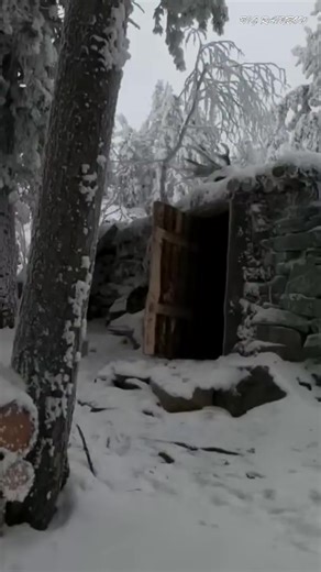 20K views · 443 reactions | Stone shelter house sheltered the cold wind high mountain #diy #bushcraft #shelter | Mountain Cabins | Facebook