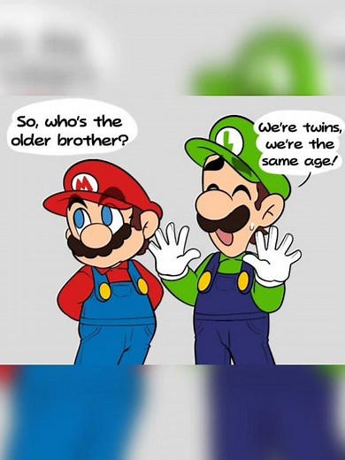 Funny Mario movie comic who's older #nintendocharacter #mario #supermariobrosmovie
