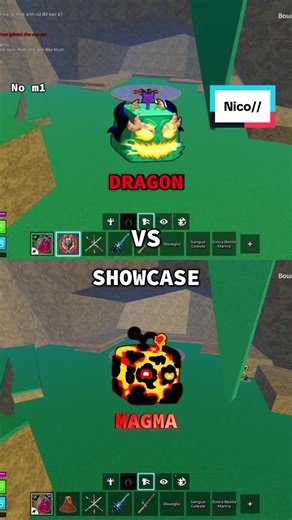 Dragon vs Magma Damage Showcase