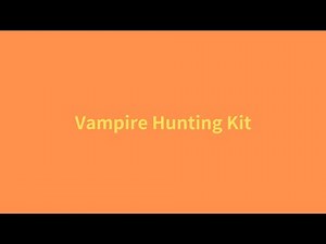 Roblox Vampire Life Vampire Hunting Kit
