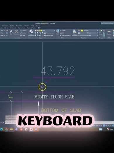"Create a Level Marker in 1 Click! (AutoCAD Hack)" | #autocad | #trending