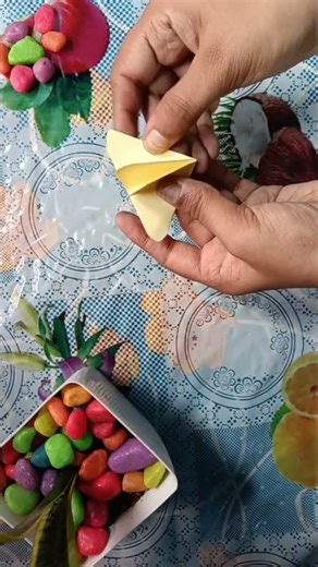 sticky note craft ideas #papercraft #craft #viral #stickynote