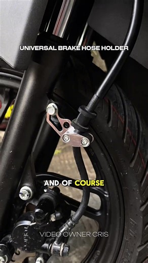 Universal CNC Brake Hose Holder for Your Motorcycle