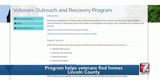 Program helping homeless veterans get back on track