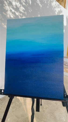 Shades of blue painting #painting #abstractart #acrylicpainting #artprocess #art