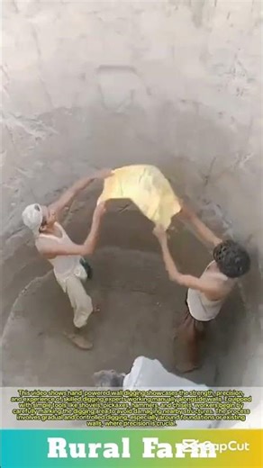 Hand-powered wall digging: the strength, precision, and experience of skilled digging