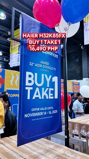 23K views · 67 reactions | Day 2! Drop by the Robinsons Appliances booth at the Robinsons Warehouse Sale and score amazing Buy 1 Take 1 deals, appliance bundles, and up to 70% OFF your favorite home appliance brands. Offer valid until Nov 16 only! | Robinsons Appliances | Facebook