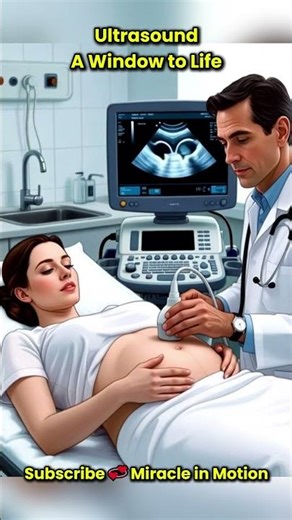 Ultrasound Magic, How Doctors See Life Growing Inside the Womb #shorts #pregnancy #ultrasound