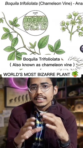 Suspect Zero | Boquila trifoliolata, commonly known as the chameleon vine, is a woody climber native to the temperate rainforests of Chile and Argentina... | Instagram