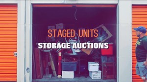 Staged Storage Units?!?! DON'T Be Taken Advantage! Online staging of items is illegal. The facilities are not supposed to go in the storage units and on top of that they’re not supposed to go in the storage units or through the items and stage products to get higher bid prices. The only exception to the rule is manager special units (non-delinquency units) Or private sellers who are caught up on their bill purposely auctions off their storage unit. Does it happen yes I would definitely assume. H