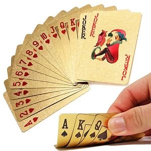 [Hot Item] Best Quality Gold PVC Sheet Custom Design Premium Playing Card