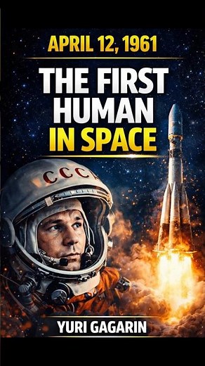 April 12 - The First Human in Space 🚀