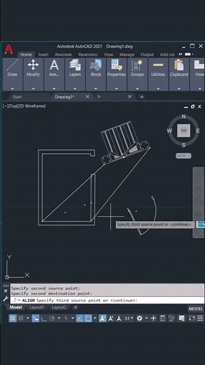 Know AutoCAD shortcut for “Align” command | AutoCAD Tips & Tricks