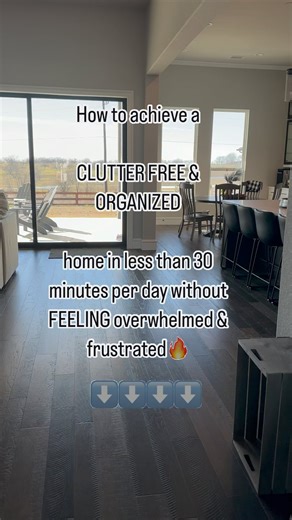 🏠 Wondering how to achieve a clutter-free and organized home in less than 30 minutes per day without feeling overwhelmed and frustrated? I cracked the code to consistency, and now my home stays clutter-free and organized effortlessly. 🚫 There’s no quick fix for decluttering and organizing. I used to clean sporadically, feeling overwhelmed daily. Weekends were a frenzy, yet my home never stayed clean. 💡 Then, I got serious. I sat down and mapped out daily tasks to achieve a consistently clean 