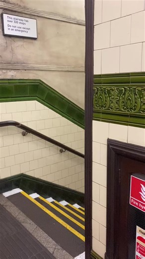 Hampstead Station is the deepest station on the London Underground #tfl #underground #secretsofthelondonunderground #tube #secrets #londonsecrets