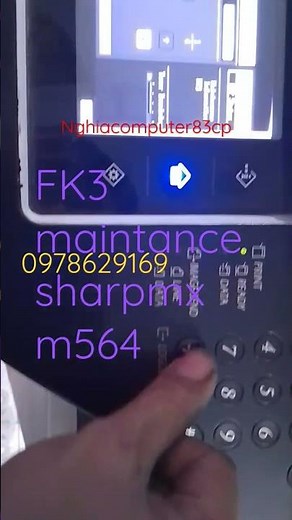 reset Sharp MX-M564 FK3
