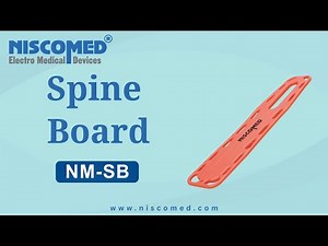 Niscomed Spine Board | Lightweight Rescue Spine Board for Safe Patient Immobilization | Music