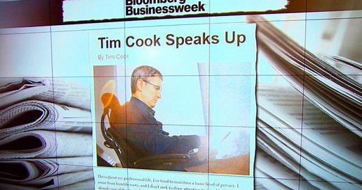 Reaction to Apple CEO announcement that he's gay