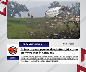 UPS cargo plane explodes in Kentucky — at least 7 dead, more missing A massive UPS cargo plane burst into flames after crashing while taking off from Louisville Muhammad Ali International Airport in Kentucky on Tuesday evening, killing at least seven people and injuring 11 others, officials said. The McDonnell Douglas MD-11 jet exploded moments after takeoff, creating a fireball so intense it leveled nearby buildings and sent thick black smoke over the city. Governor Andy Beshear said the plane’