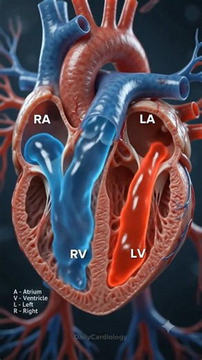 Heart Chambers 3d animation #medicalanimation #3danimation #anatomy #healthcare