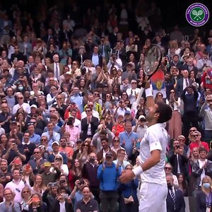339K views · 10K reactions | Out of this world tennis from Novak Djokovic  History repeats itself as the defending champion beats Kevin Anderson again at Wimbledon to progress to the third round | Wimbledon | Facebook