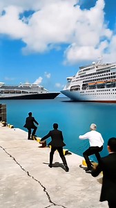 Two Cruise Ships Collide While Maneuvering at Sea | Asha Akter