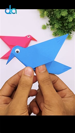 How to Make an Origami Bird 🐥 DIY Paper Bird Tutorial - Moving Paper Toys #craft | DIY Crafts & Art