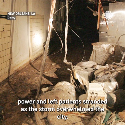 Two decades after Hurricane Katrina, New Orleans’ abandoned Charity Hospital and the ruins of Six Flags still stand as haunting reminders of the storm’s devastation. http://bit.ly/47cUMdA | AccuWeather