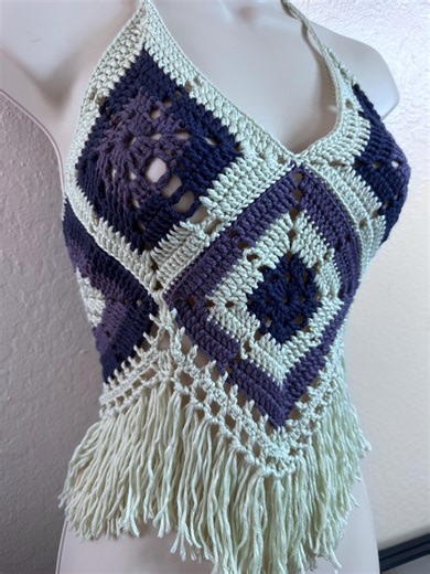 Crochet Halter Top - Etsy