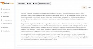 Create high-quality content in under 60 seconds. Article Forge uses artificial intelligence to write unique content with one click! | Article Forge