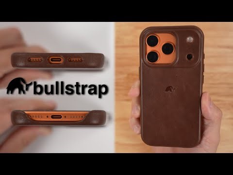 Bullstrap Minimalist and Contemporary Leather Cases - iPhone 17 Pro