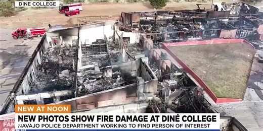 New photos show aftermath of fire at Diné College