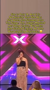 She Is Only 14, And It Is No Surprise That She Was Shy When She Stepped Onto The Stage. The Judges Mocked Her Song Choice, But When She Started Singing, No One Was Laughing Anymore…😮 Video in the Comments 👇👇👇 | Cute cats