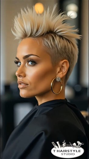 EDGY SPIKE SHORT HAIRCUT ✂️💈