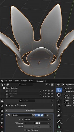 Let's Create a Crown in Blender #3d #blender #3dart #blendertutorial #blender3d #tutorial #shorts