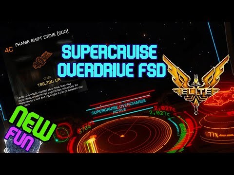 Elite Dangerous | NEW Supercruise Overdrive FSD - SCO | Crazy Speed at a Cost | Experimental Drive