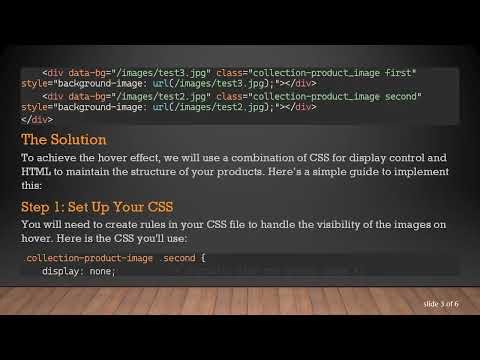 Transform Your Product Background on Hover with Simple JavaScript and CSS