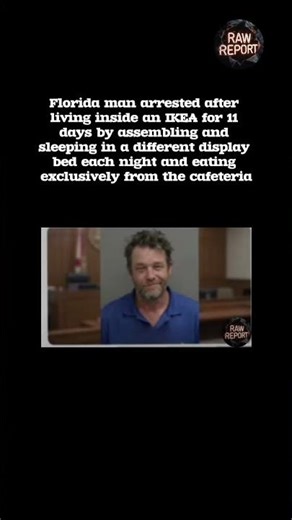 He Lived in IKEA for 11 Days! #trending #viral #TheRawReport