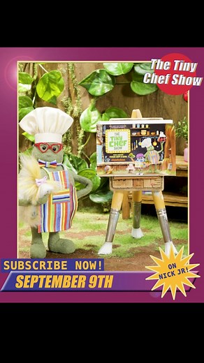 Cheffy doing promos for his big show premiere TOMORROW ON @Nickelodeon (Nick jr!!) watch watch watch!!