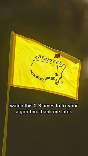 The Masters on my mind 💚