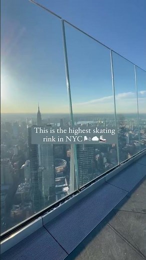 The highest skating rink in NYC just opened 🌬️☁️⛸️ We are kicking off 2023 with 23 unique and fun