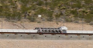 Hyperloop One shows off magnetic drive in dramatic demonstration