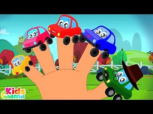 Cars Finger Family, Little Red Car+ More Nursery Rhymes & Cartoon Videos by Kids Channel