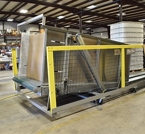 Manual Tilting Palletizer | Bottle Palletizing | Dyco Inc