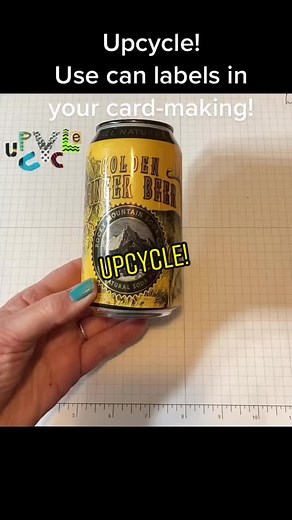 Upcycle Aluminum Can Labels for Crafting